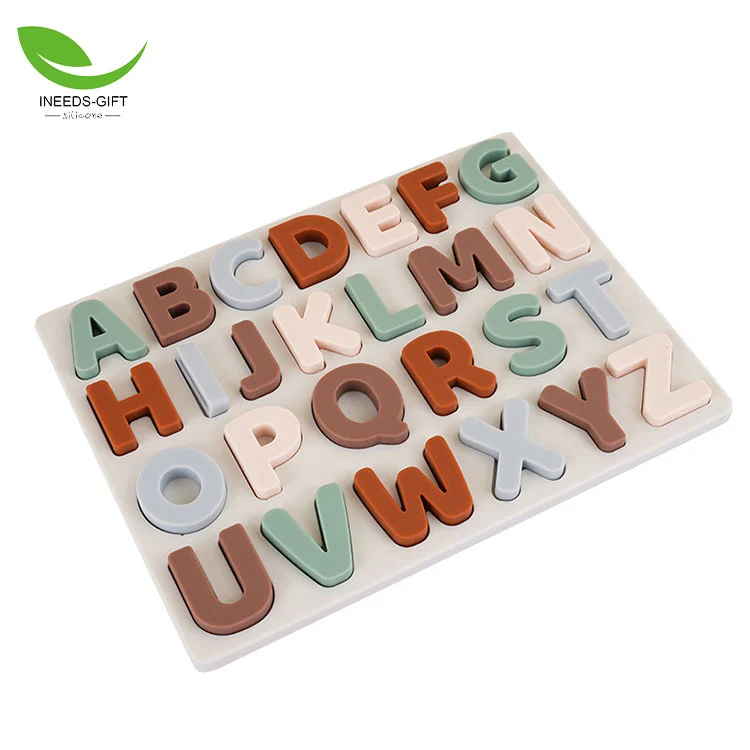 Letter Alphabet szilikon kirakós játék